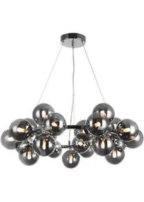 Maytoni Pendelleuchte , Chromfarben , Metall, Glas , 69x23.8x69 cm , Ce , beliebig kürzbar , Lampen & Leuchten, Innenbeleuchtung, Hängeleuchten, Pendelleuchten