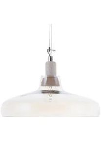 Beliani Hängeleuchte Alikos 38/38/129 cm , Glas , E27 , 38x129x38 cm , Lampen & Leuchten, Innenbeleuchtung, Hängeleuchten, Pendelleuchten