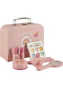 My Baby Lou Spielkoffer , Multicolor, Rosa, Weiß , Holz, Metall, Kunststoff, Textil, Papier , 13-teilig , Schima , massiv , 9x20.5x22 cm , unisex , EN 71 , Spielzeug, Holzspielzeug