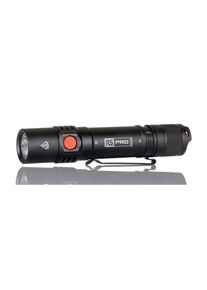 realspace Pro RS PRO LED Torch Black, Red - Rechargeable 1200 lm, 133.5 mm - 2397015