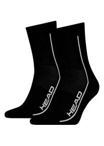 Head, Unisex, Sportsocken, Unisex All Sports Kurze Socken - Performance - 2-er Pack (43 - 46), Schwarz