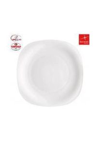 Bormioli Rocco Niedriger Teller 31x31cm Parma, Teller, Weiss