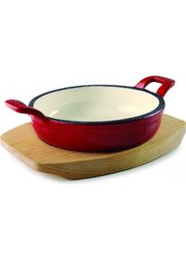 Lacor Magma D.12 cm, Auflaufform, Rot