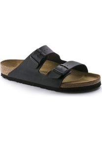 Birkenstock, Unisex, Sandalen, Arizona Birko-Flor Schmal, Schwarz, (35)