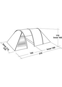 easy camp, Zelt, (Tunnelzelt, 6.60 kg, 3 Personen)