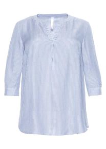 sheego Tunika Ženy svetlomodrá / biela 4XL