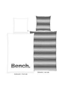 Bench. Wendebettwäsche »Baumwoll-Renforcé« 2 Stk. tlg. MADE IN GREEN by OEKO-TEX in schwarz-weiß, Größe B/L: 90 cm x 70 cm