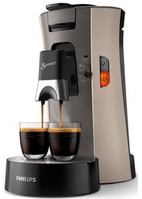Philips Senseo Kaffeepadmaschine »Select ECO CSA240/20 in beige, Größe 0