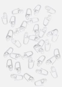 bonprix Accesorii perdea (50 buc.), alb, onesize