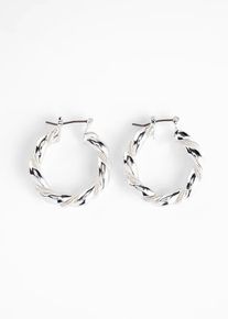 bonprix Femei Cercei creolen, argintiu, 0