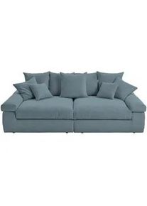 Ambia Home Bigsofa , Blaugrau , Textil , 260x90x140 cm , Stoffauswahl, Rücken echt , Wohnzimmer, Sofas & Couches, Sofas, Textilsofas