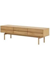Woodek Tv-Möbel Celeste, Natur Massiveiche , Holz , Echtholz,Eiche , 45x53x186 cm , FSC 100% , Wohnzimmer, TV Möbel, Lowboards, Lowboards stehend