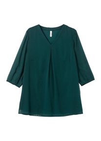 sheego, Damer, Tunika, Mørkegrøn, Størrelse 56