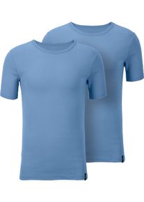 Heren Shirt middenblauw Maat 5