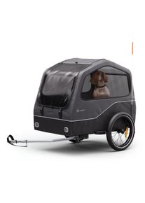 Klarfit Goldie Home, kerékpár utánfutó, 334 l, max. 40 kg, összecsukható, időjárásálló