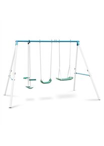 Klarfit Olav, k&eacute;k, gyerekhinta ac&eacute;l konstrukci&oacute;val, kerti haszn&aacute;latra