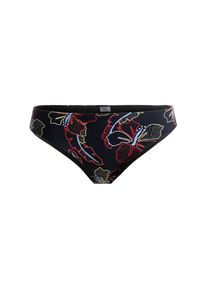 Roxy , Bikini-Hose »Active« , Anthracite Athletic Hibiscus , US-Größen , L -US-Größen , L , Kollektion: Active-Kollektion