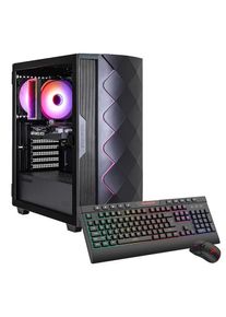 GAMEMAX, Gaming-PC &raquo;Diamond BK 7667 Intel Core i5 14400F RTX 5070 32GB DDR4 1TB SSD&laquo; Windows 11, schwarz, Wi-Fi 5, Gigabit Ethernet, 750 Watt 80+ 