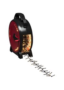Konstsmide, LED-Lichterkette &raquo;Weihnachtsdeko aussen&laquo; 1200 warm wei&szlig;e Dioden, schwarz, Dioden 1.200 Stk., schwarz