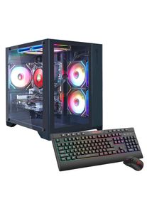 GAMEMAX, Gaming-PC &raquo;Infinity Mini BK 7787 AMD Ryzen 7 5700X RTX 5060Ti 32GB DDR4 1TB SSD&laquo; Windows 11, schwarz, WLAN AC, 1x LAN, 3x Audio, 4x USB 3.2 