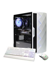 GAMEMAX, Gaming-PC &raquo;Diamond WT 7788 AMD Ryzen 7 5700X RTX 5060Ti 32GB DDR4 1TB SSD&laquo; Windows 11, wei&szlig;, WLAN AC, 1x LAN, 3x Audio, 4x USB 3.2 Gen 1, 1x 
