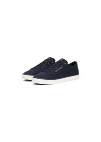 Tommy Hilfiger , Sneaker »TH HI VULC LOW CORE CANVAS« , Freizeitschuh, Halbschuh, Schnürer mit weich gepolstertem Schaftrand , dunkelblau , 40 , 40...