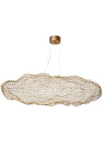 By Rydéns Led-Hängeleuchte , Goldfarben , Metall , 40x147x76 cm , höhenverstellbar , Lampen & Leuchten, Leuchtenserien