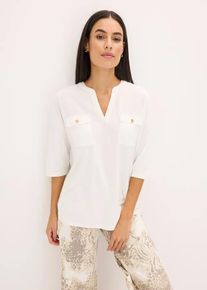 bonprix Tunika shirtowa, biały, 44/46