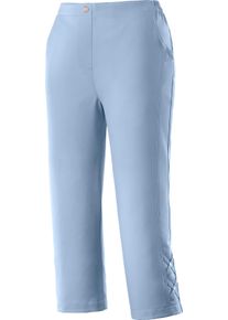 Dames Capribroek van polyester, strijkvrij zand Maat 44