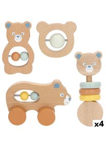 Woomax, Babyrassel, Rassel-Set 13,5 X 9,5 X 4,5 CM (4 Stück)