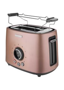 Sencor STS 6055RS, Toaster, Schwarz, Silber, Rosa