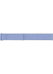 Samsung Nylonband Fabric Band Sky Blue (Spandex, Nylon), Uhrenarmband, Blau