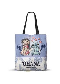 Karactermania, Tasche, Disney Lilo und Stitch Couple-FAN Shopping Einkaufstasche, Lila, 33 x 40 cm, Mehrfarbig