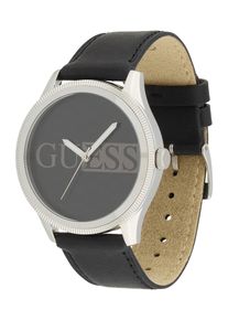 Guess Män Analog klocka 'REPUTATION' svart / silver Storlek One Size
