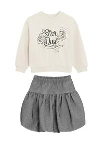 Cool Club Set Dívka sivá / biela 122