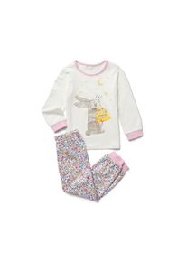 Tchibo - Kinder-Pyjama - Mädchen - Gr. 122/128 - creme/print