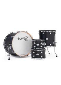 drum-tec pro 3 Shell Set Stage (carbon) with 22" BD & 16" FT