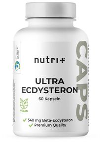 nutri+ Ultra Ecdysteron + Leucin, 60 Kapseln