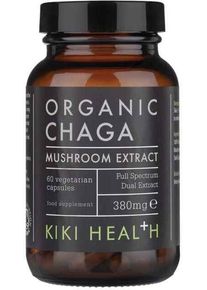 KIKI Health Organic Chaga Extract 380mg, 60 Kapseln
