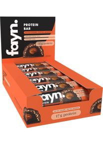 fayn Protein Bar Box, 12 x 55 g Riegel, Salted Caramel Pretzel