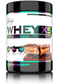 Genius Nutrition Whey-X5, 900 g Dose, Choco Caramel