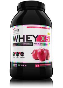 Genius Nutrition Whey-X5, 900 g Dose, Baked Apple