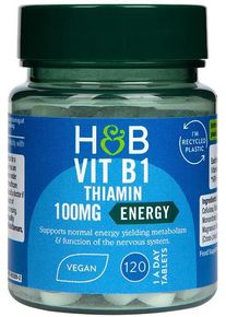 Holland & Barrett Vit B1 Thiamin - 100 mg, 120 Tabletten