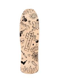 Wasted Paris Locals 9" Skateboard Deck wood