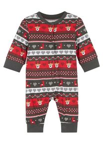 bonprix Detské vianočné dupačky, šedá, 80/86