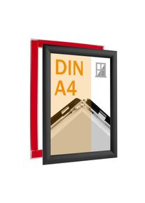 1 Raamkliklijst A4 zwart, aluminium