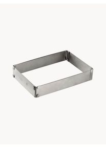 Dr. Oetker Moldes para bolos ajustáveis Varino Prateado L 34 x Alt 5 cm