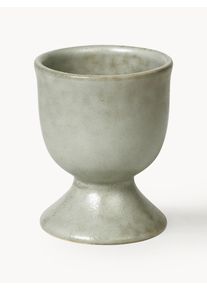 Broste Copenhagen Copos de ovos artesanais Nordic Marsh, conjunto de 4 Verde Grés Ø 5 x Alt 6 cm