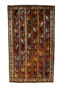 Gabbeh Koberec 130x210 Červené (Írán) Ručně Vázané