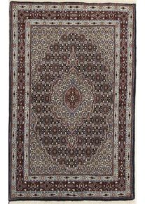 Moud Tappeto 100 x 150 Blu (Iran) Annodato A Mano